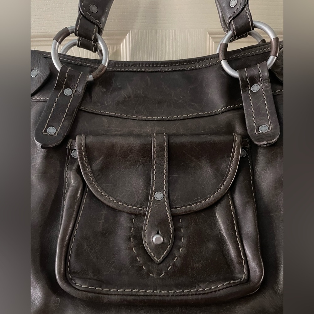 RUEHL No. 925 Brown Leather Purse - Picture 2 of 9